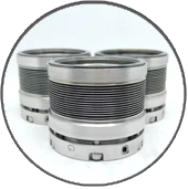 Metaliniai silfoniniai sandarikliai